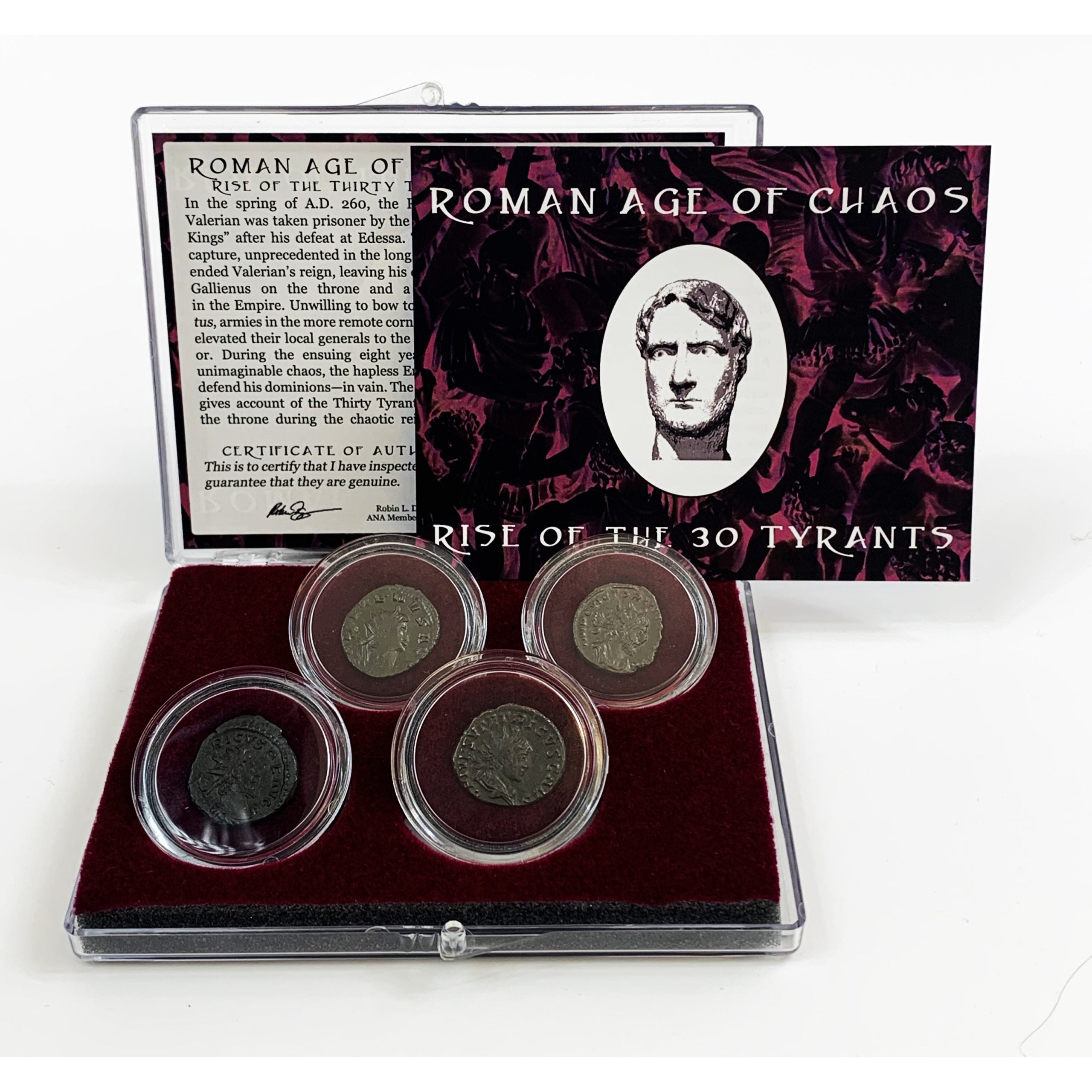 Roman Age of Chaos: Rise of the Thirty Tyrants (Four, Coin Clear Box Set)