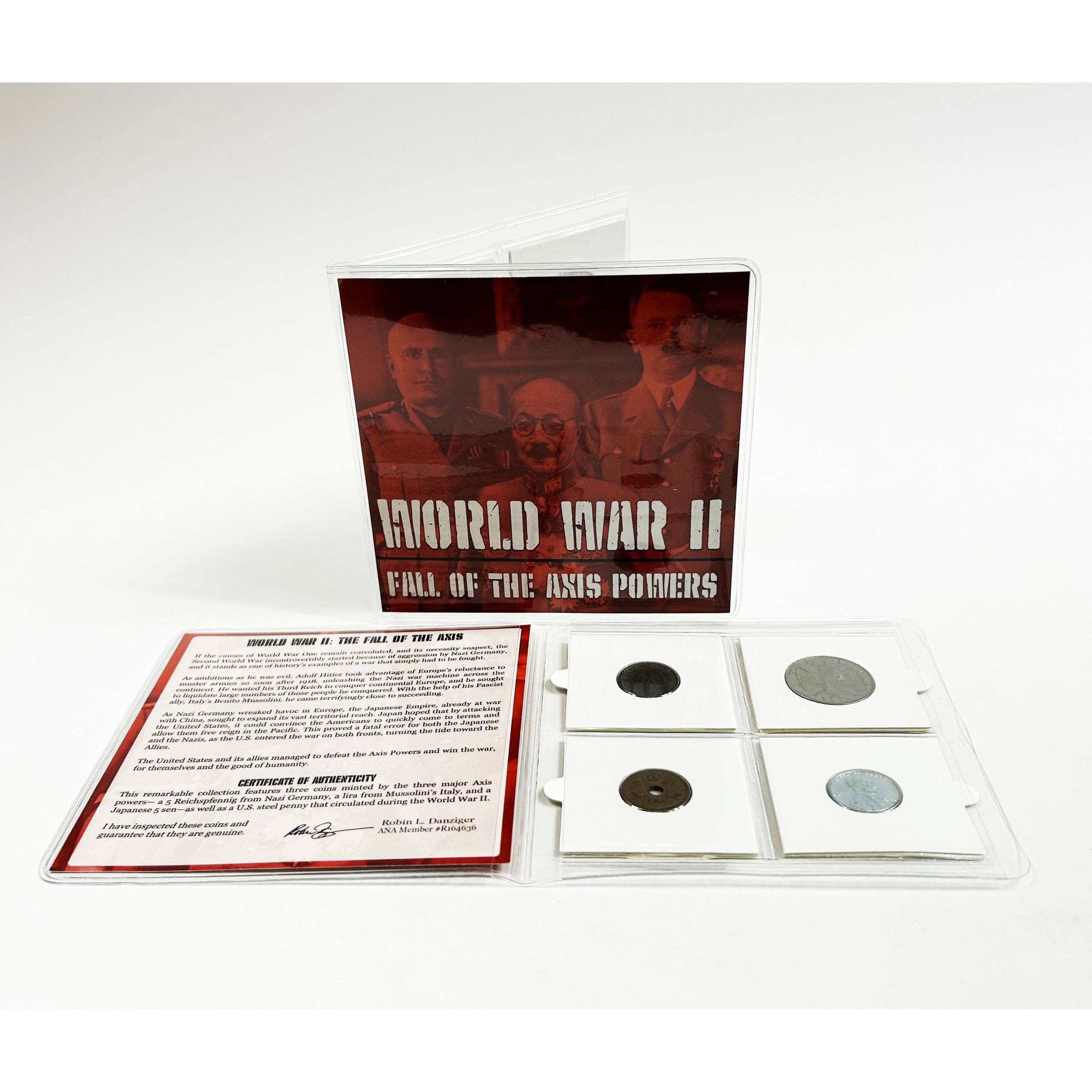 World War II: The Axis Powers Four Coin Collection in (Mini Album)(C)
