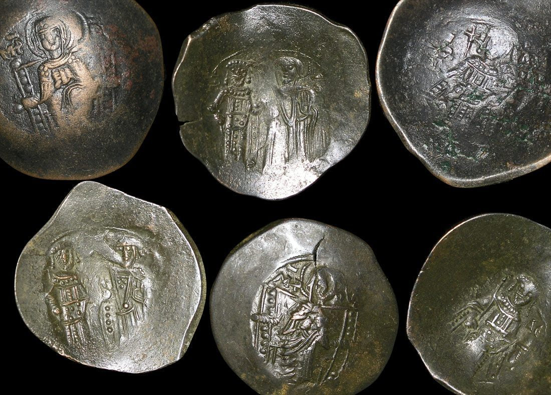 Byzantine Empire (c. AD 1200 to 1300), Christ and the Virgin Mary, Trachae(C)