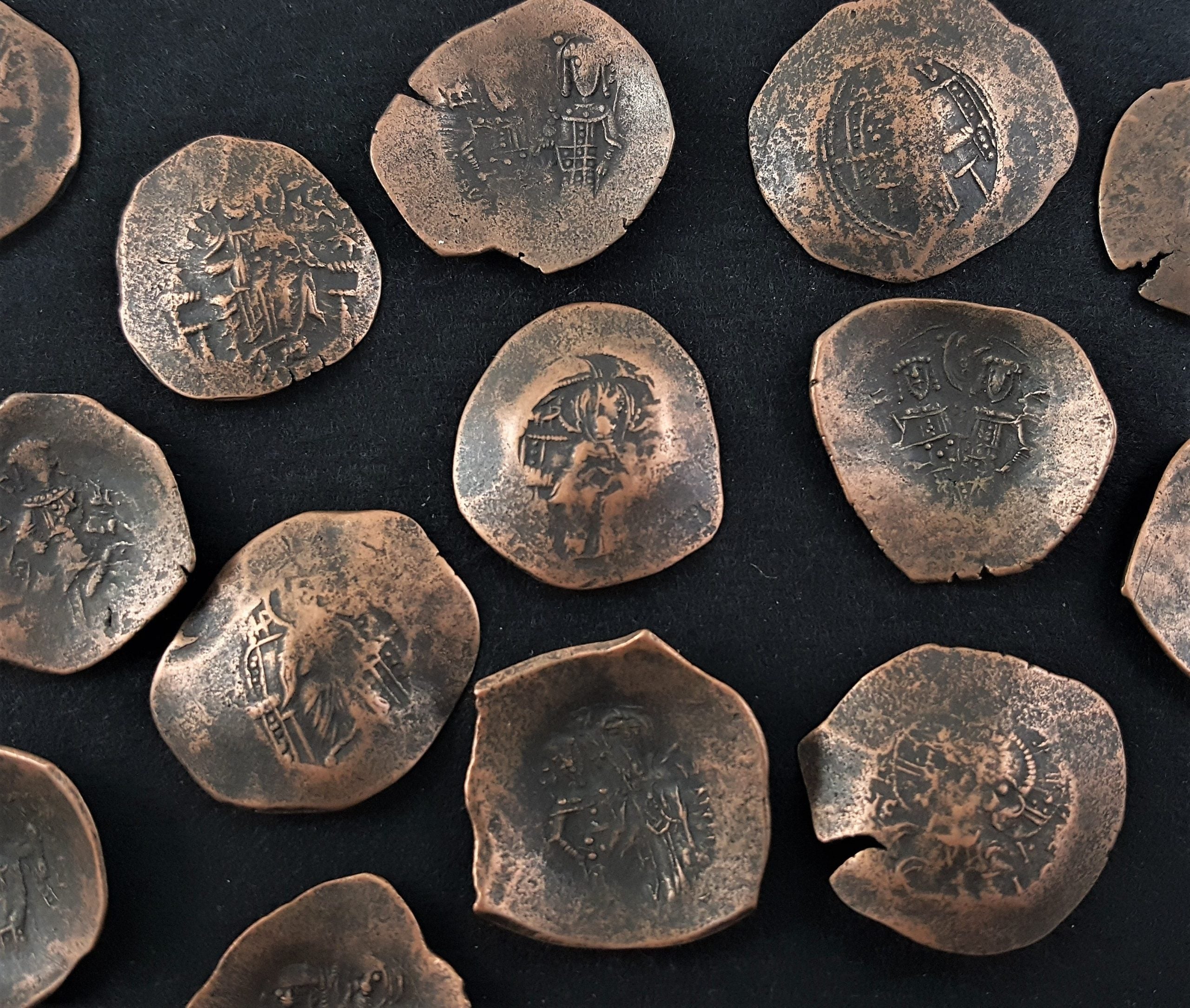 Byzantine Empire (c. AD 1200 to 1300), Christ and the Virgin Mary, Trachae (C)