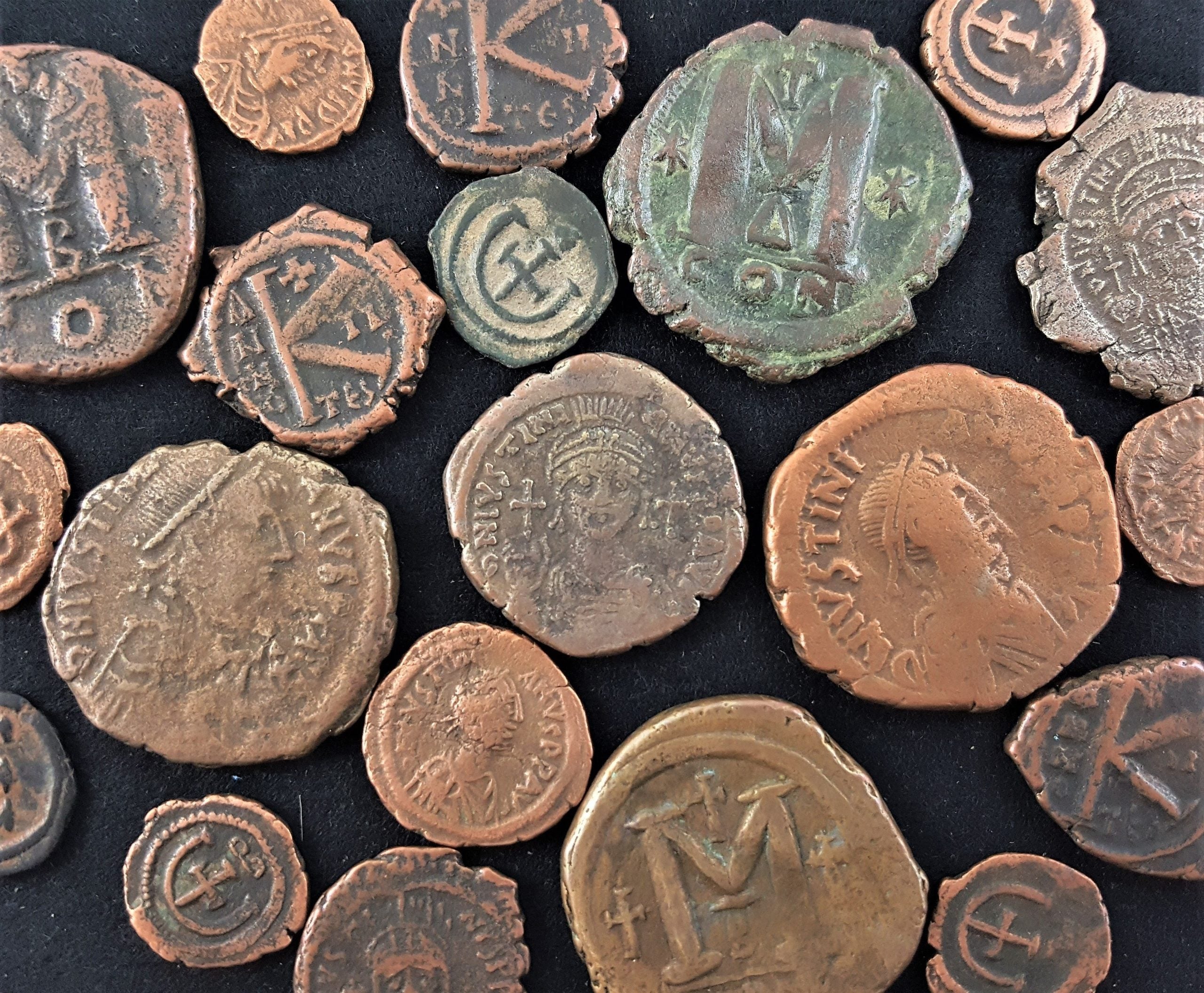 Byzantine Justinian 1 Folles and Fractions 539 AD(C)