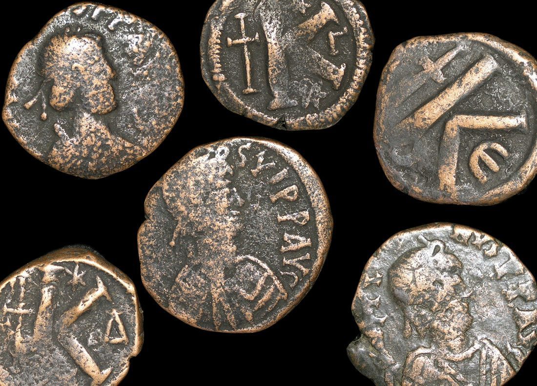 Early Byzantine Empire, (c. AD 500 to 641, Anastasius I-Heraclius), 20 Nummi(C)