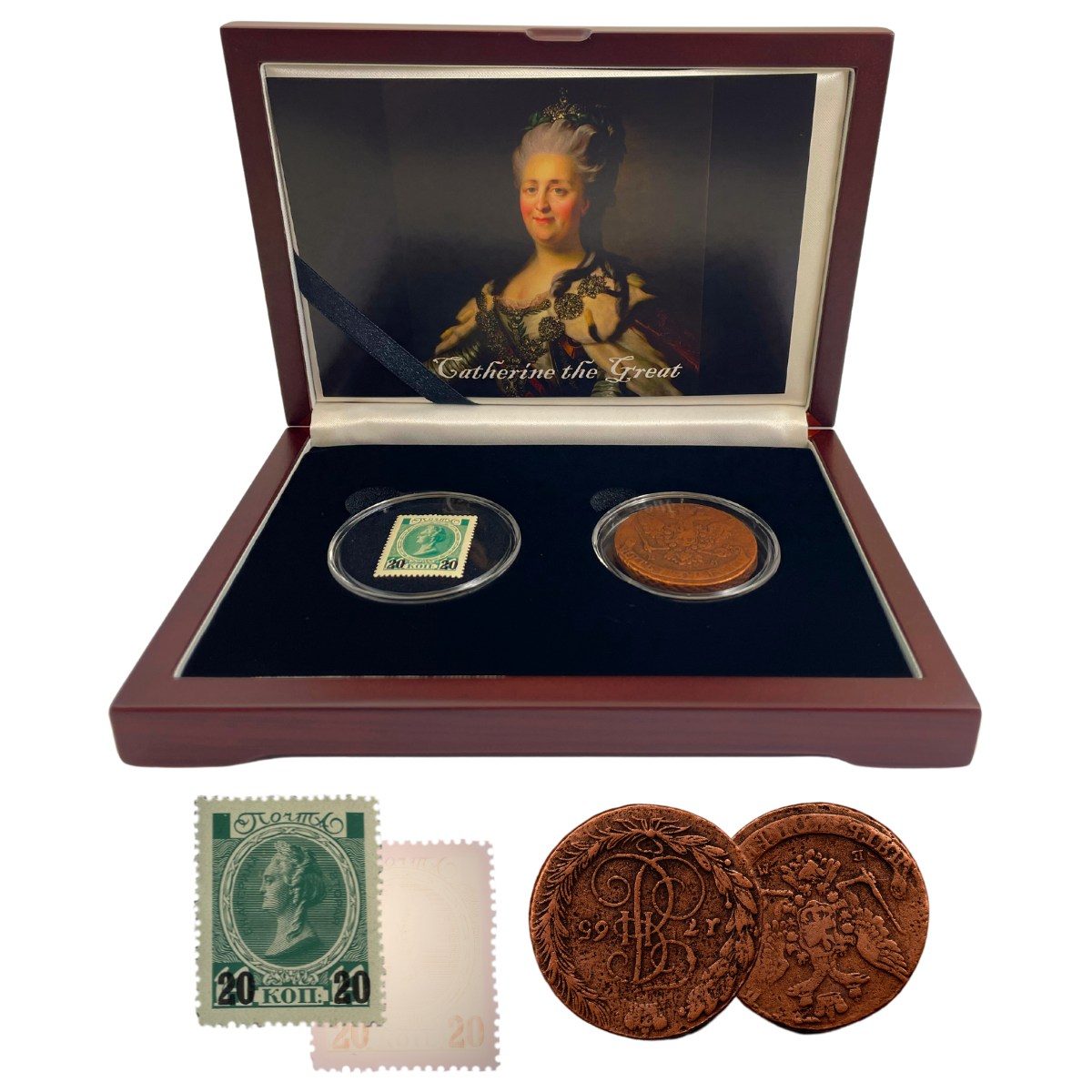 Catherine the Great (Coin and Stamp Box)