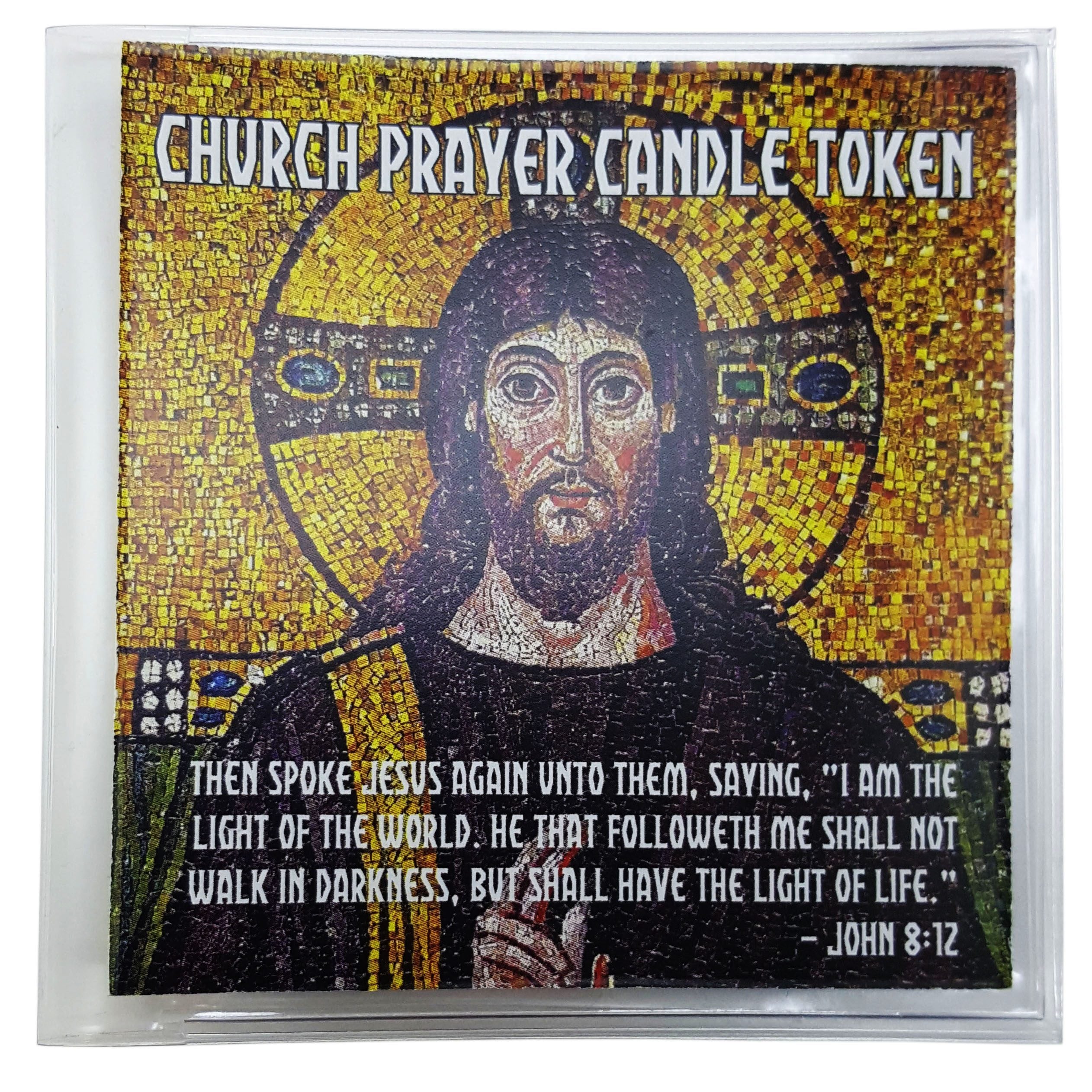 Church Prayer Candle Token (Mini Album)