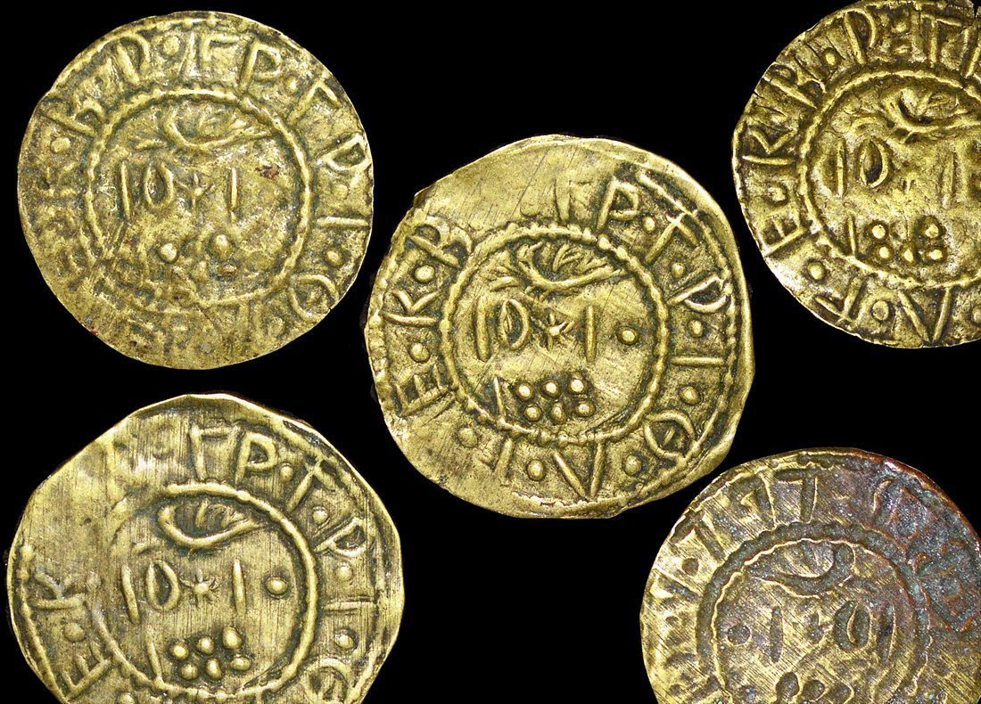 CHUTOKKEL6, lot of 3, This local token coinage was struck by the Cappadocian Greeks of central Anatolia to compensate for a shortage of low value coinage in the late Ottoman Empire. This ethnic Greek Orthodox population was ultimately expelled from their