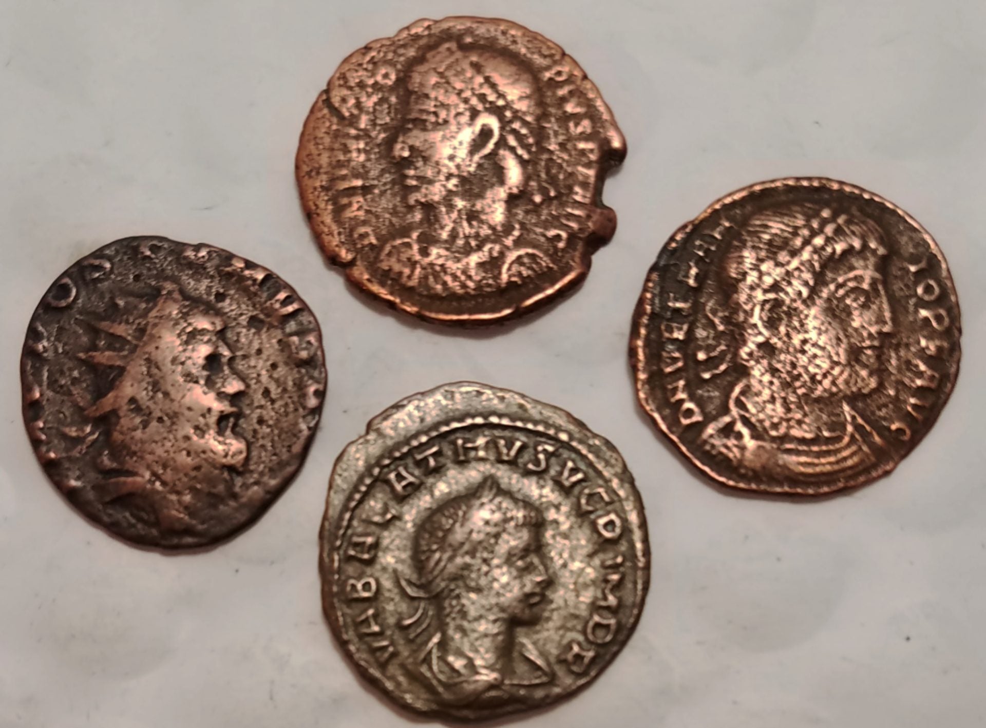 Lot 4 Roman Usurpers (F) (Aureolus, Procopius, Vetraino in his name, and Vabalathus)