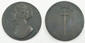 Dealer lot of one (1) Dutch medal, celebrating the 40th year of Queen Wilhelmina's reign (1938).(VF)