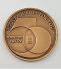 Dealer lot of one (1) medal celebrating 50 years of statehood for Israel. Blank reverse.(U)