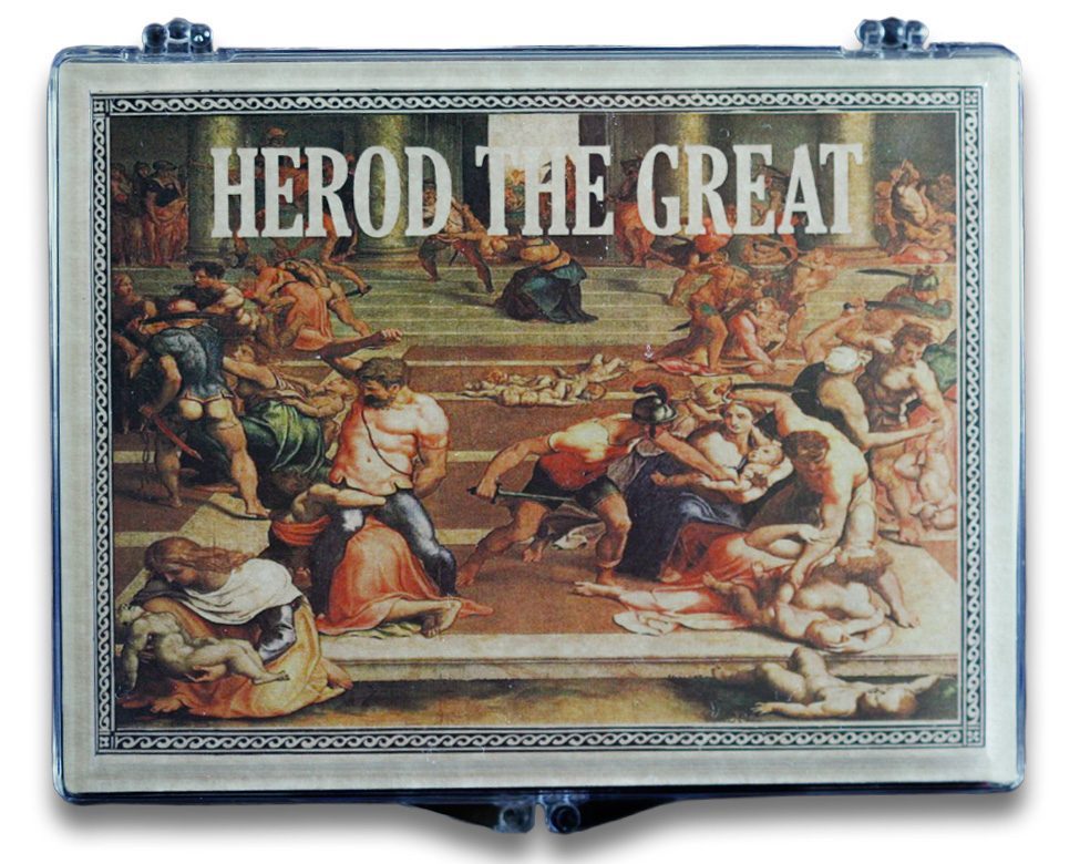 Judaea AE Herod the Great Bronze Prutah (Clear Box)