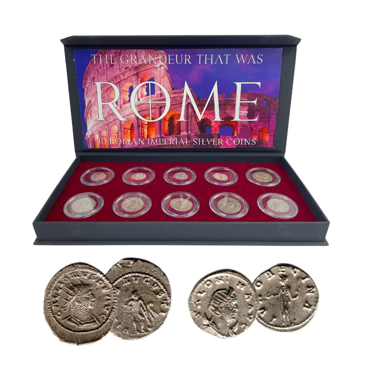 Imperial Rome:10 Silver Coins