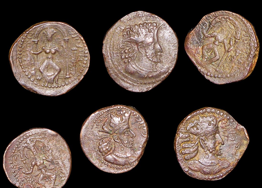 Central Asia to India, Kushano-Sassanian Kingdom, Ardashir I Kushanshah (230 to 250 CE), Chalkous(C)