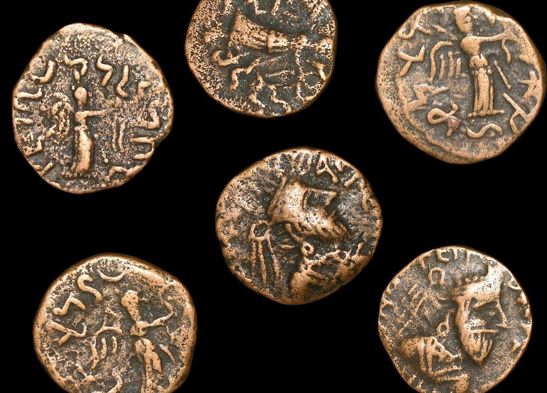 Ancient India, Indo-Parthian Kingdom, Gondophares I (20 to 55 CE), Tetradrachm(C)