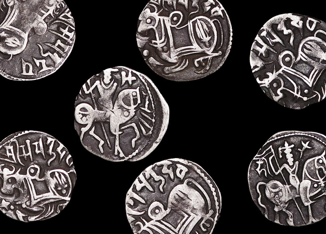 Jital silver- Shahi dynasty 700 to 1000 CE(C)