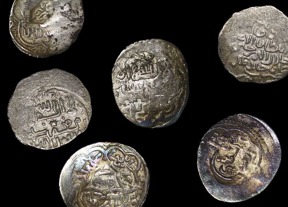 Islamic World, Jalayrid Sultinate, Hussain (1374 to 1383 CE) and Ahmad (1382 to 1410 CE), Dinar(C)