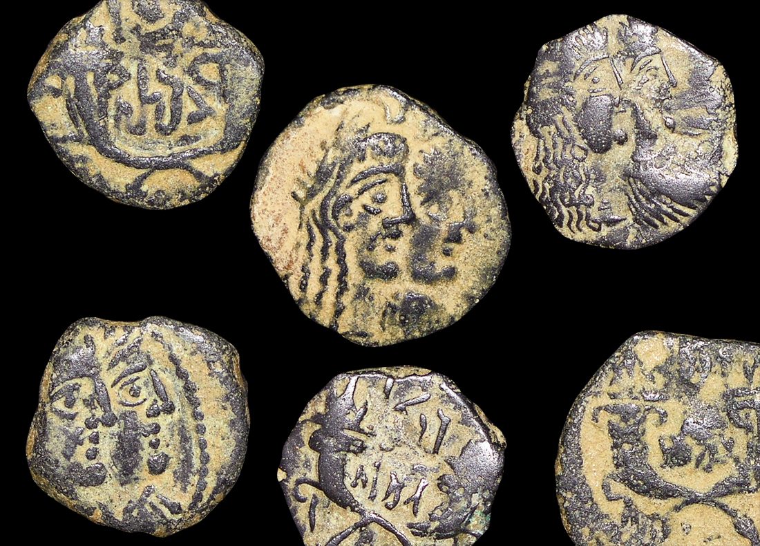 Ancient Greek, Arabia, Kingdom of Nabataea, Rabbel II and Queen Gamilath (70 CE-106 CE), Bronze Unit(C)