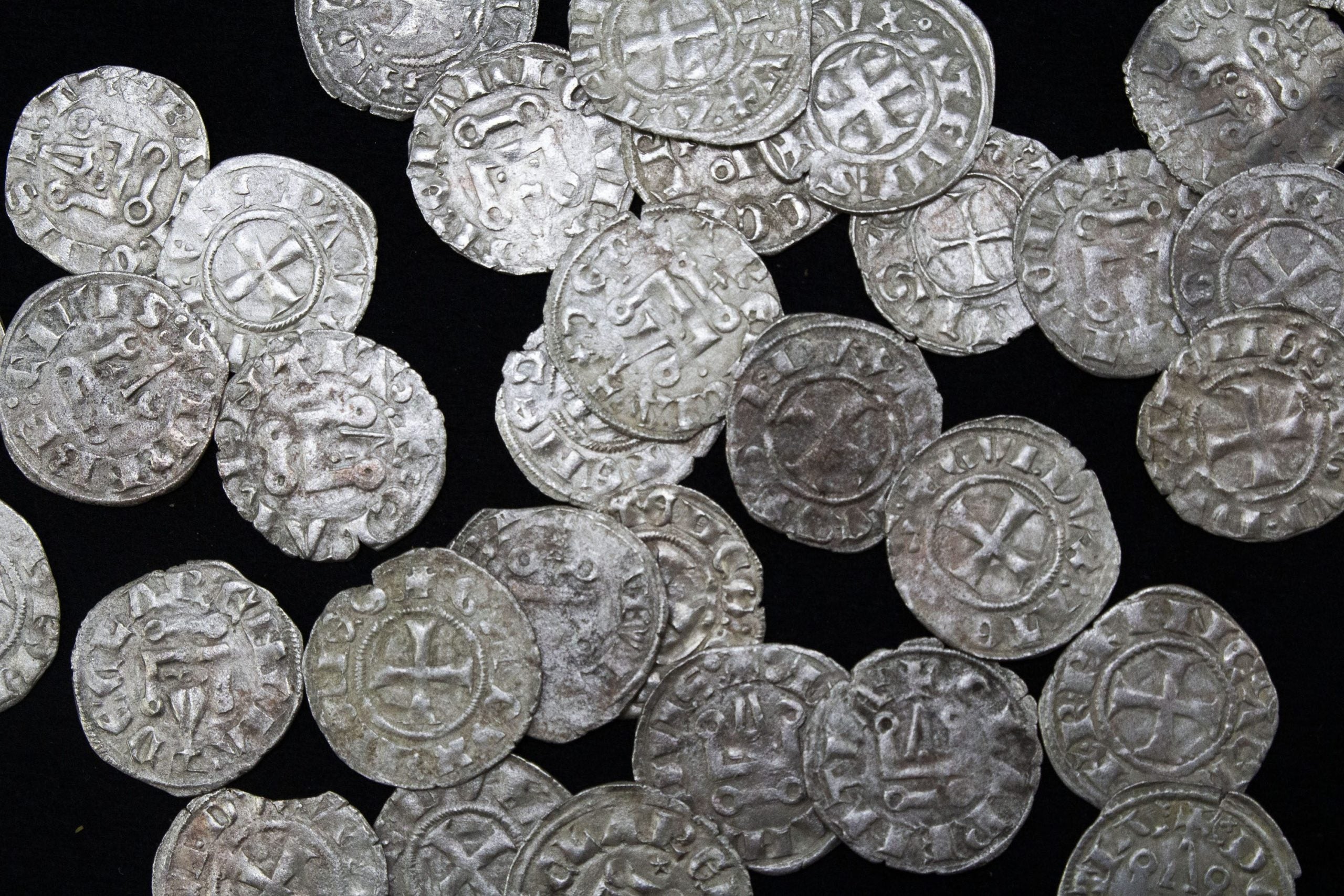 Crusader States, Frankish Greece (13th-15th Century CE), Denier-Tournois(C)