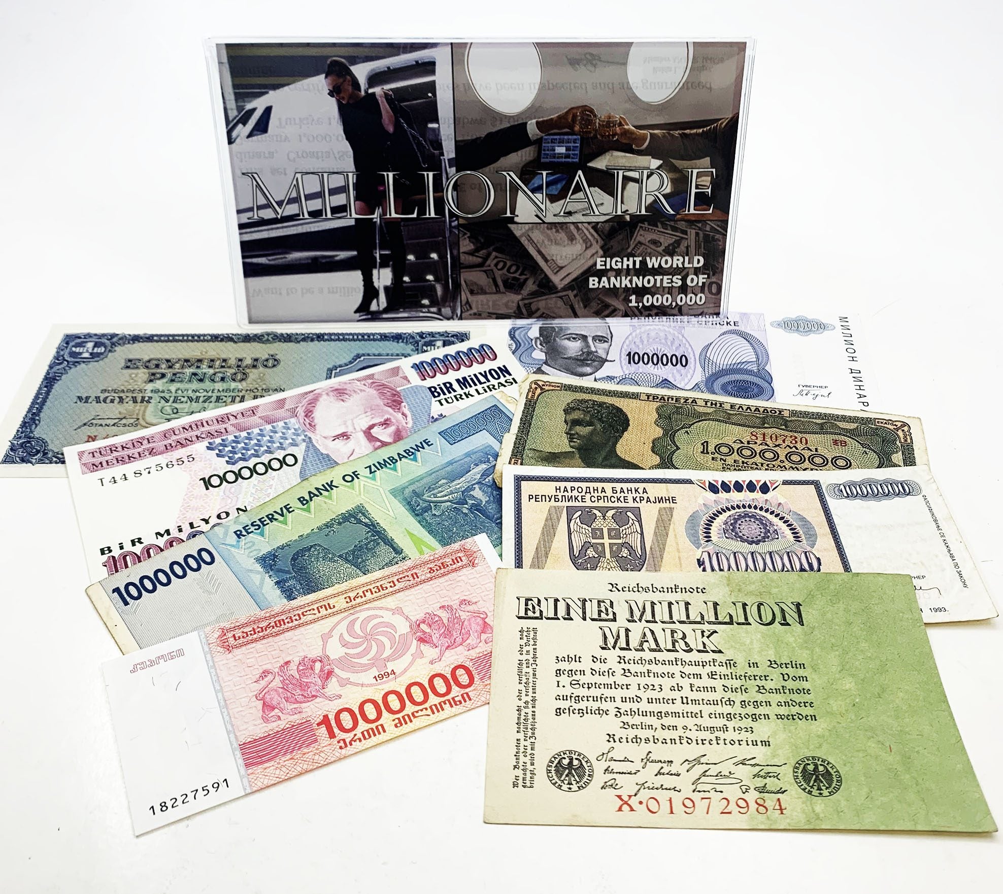 Millionaire: Banknotes with Denominations of 1,000,000