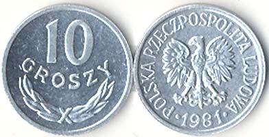 Poland KMAA47(U) 10 Grosz, lot of 1000