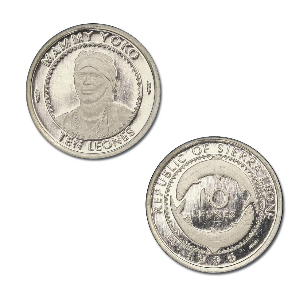 Sierra Leone KM44(U) 10 Leone, lot of 1000