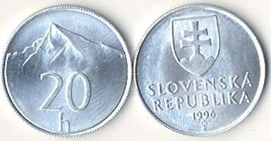 Slovak Republic KM18(U) 20 Haleru, lot of 1000