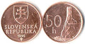 Slovak Republic KM35(U) 50 Haleru, lot of 1000