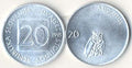 Slovenia KM8(U) 20 Stotinov, lot of 1000