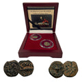 Trials of St. Paul: Box of 2 Ancient Bronze Coins (Two, Coin Box)