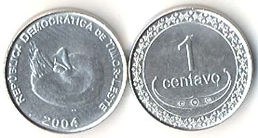 Timor KM1(U) 1 Centavo, lot of 1000