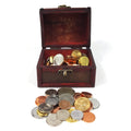 Treasure Box: One pound of mixed world coins PLUS one ancient Roman bronze