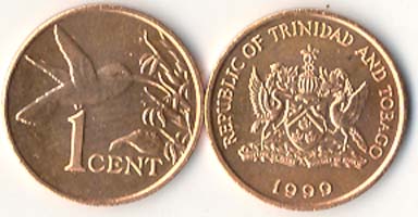 Trinidad & Tobago KM29(U) 1 Cent, lot of 1000