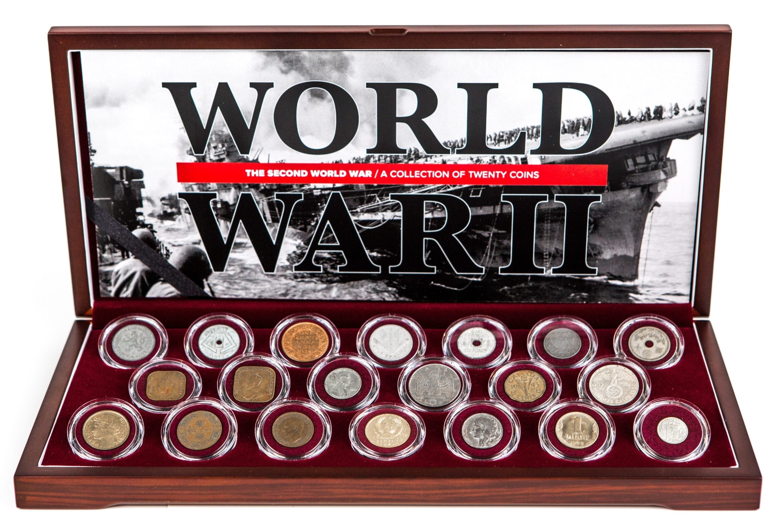 World World II: 20 Coins of the Second World War (Twenty, Coin Boxed Set)