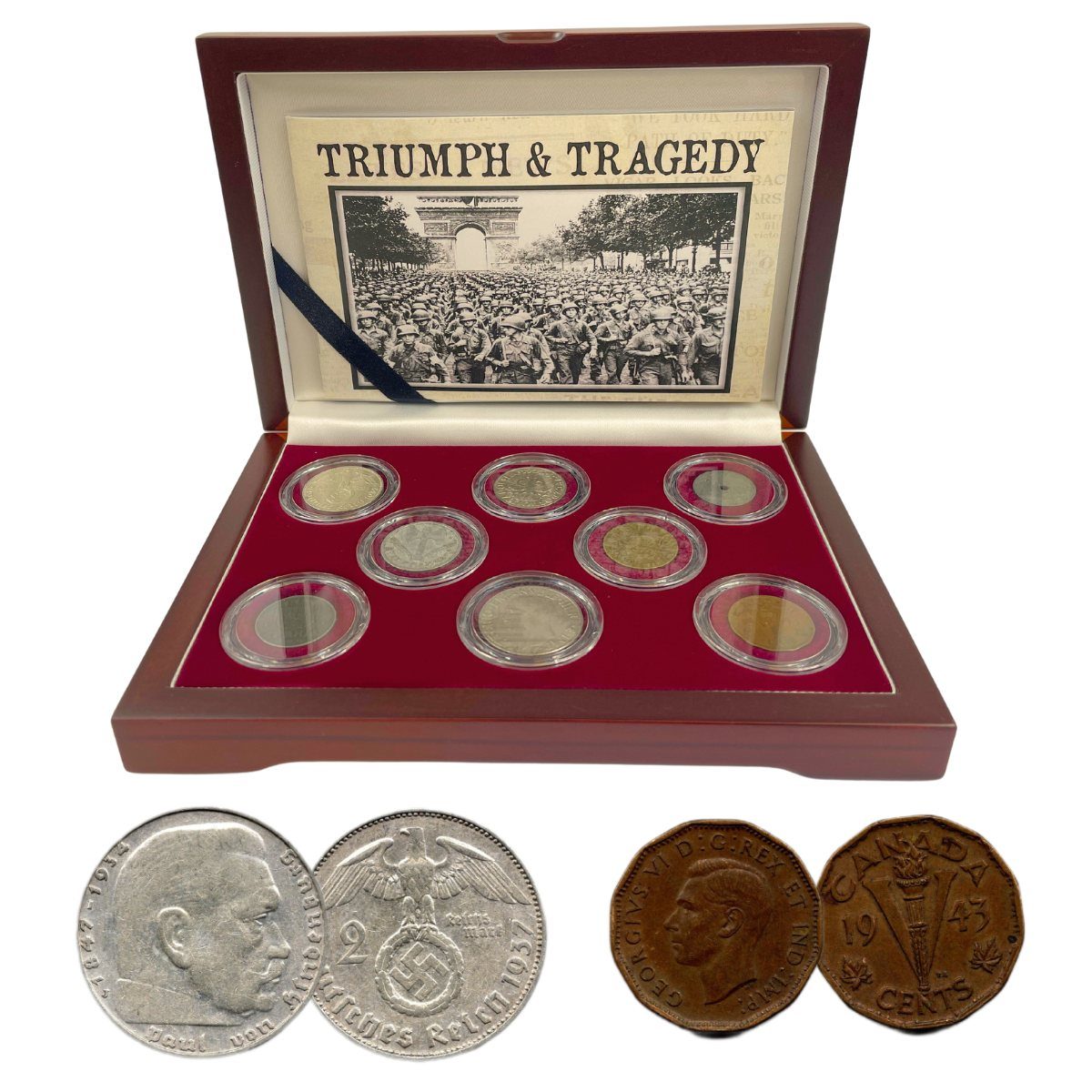 Triumph & Tragedy Box: The Second World War European Theater (WWII) (Eight, Coin Box)